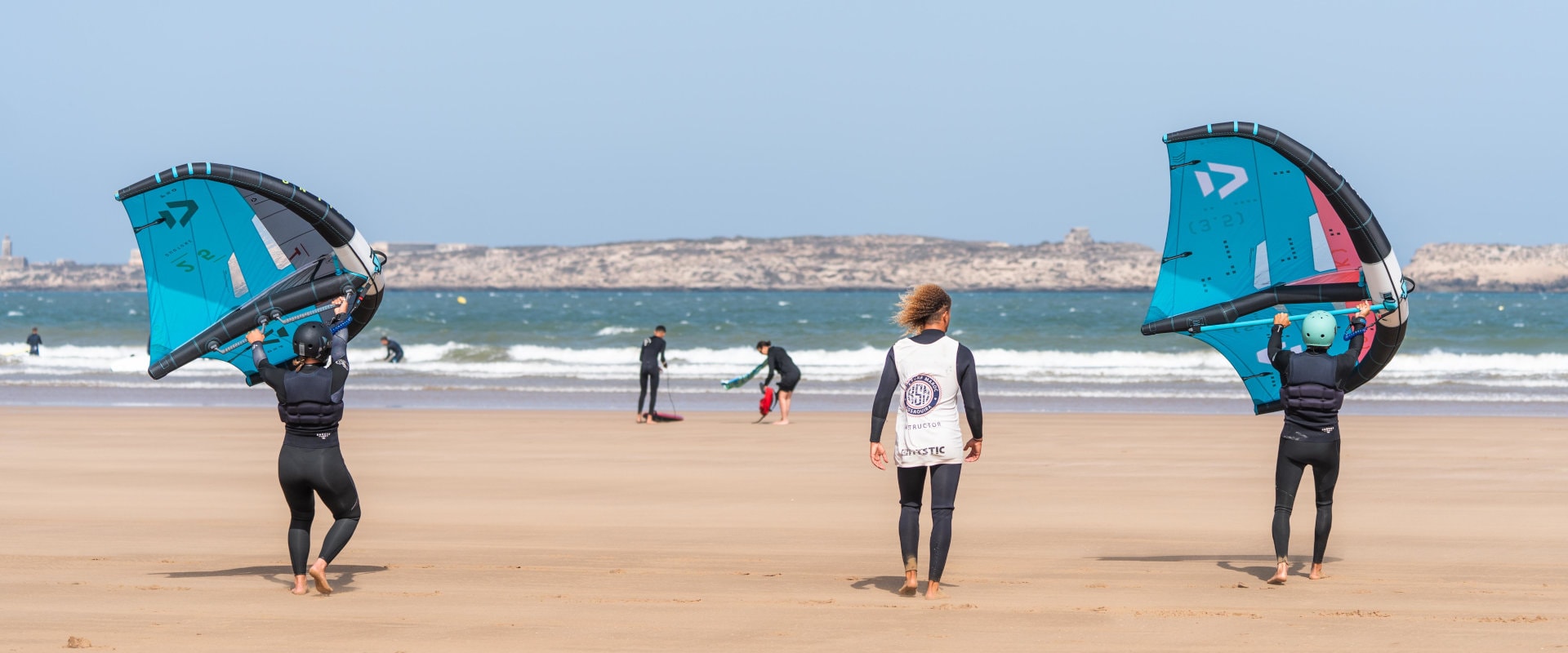 Wingfoiling in Essaouira, Morocco